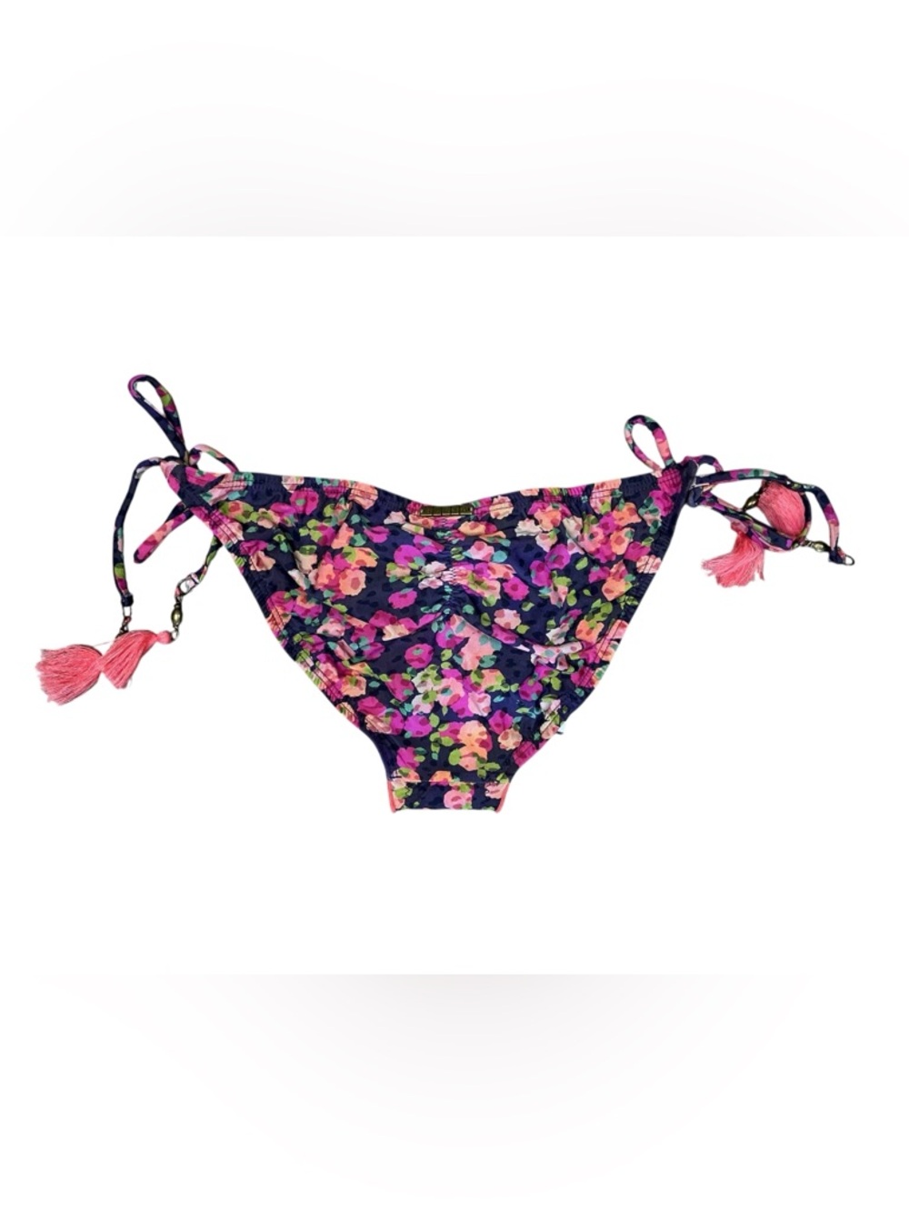 Sofia by Vix Bella Floral Tassel Tie Bikini Bottoms NWT Medium